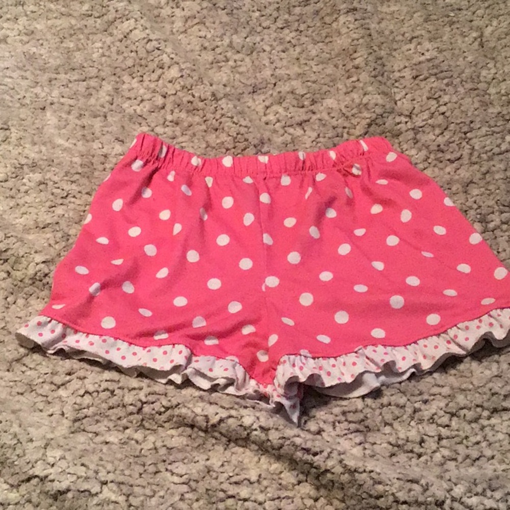Kids polka dot pj bottoms